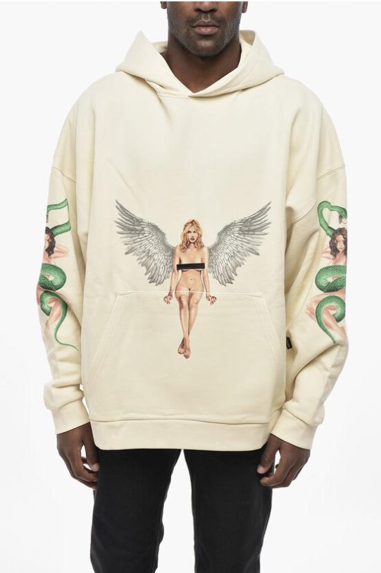  팜앤젤스 후드 티셔츠 PMBB155S25FLE0020B10 White