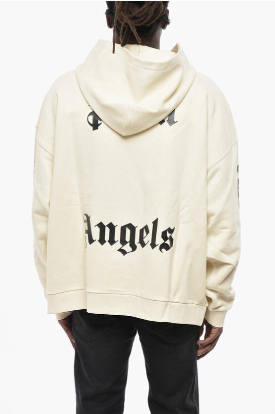  팜앤젤스 후드 티셔츠 PMBB155S25FLE0020B10 White - PALM ANGELS