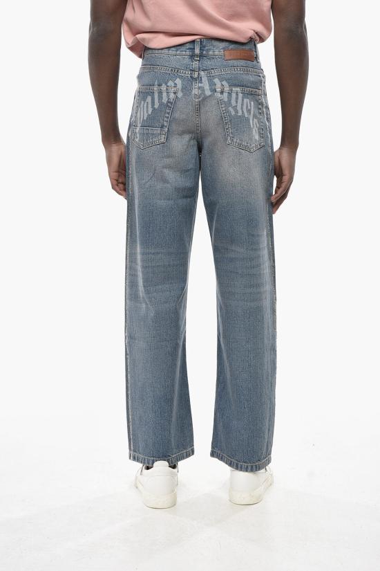  팜앤젤스 데님 팬츠 PMYA049S25DEN0024040 Light blue - PALM ANGELS