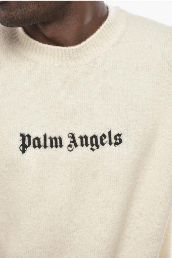  팜앤젤스 스웨터 PMHE054C99KNI0010310 White - PALM ANGELS