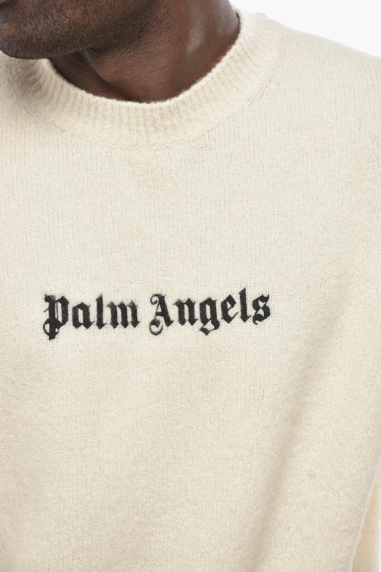  팜앤젤스 스웨터 PMHE054C99KNI0010310 White - PALM ANGELS