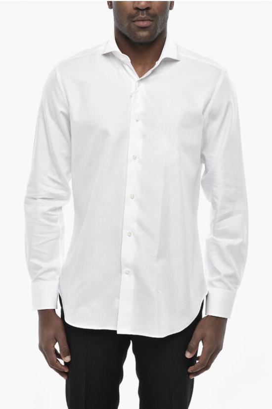  라보라토리오 델 카르민 긴팔 셔츠 DRM686G40146 000 White