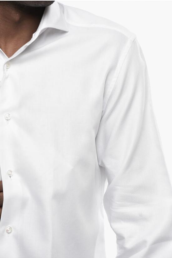  라보라토리오 델 카르민 긴팔 셔츠 DRM686G40146 000 White - LABORATORIO DEL CARMINE