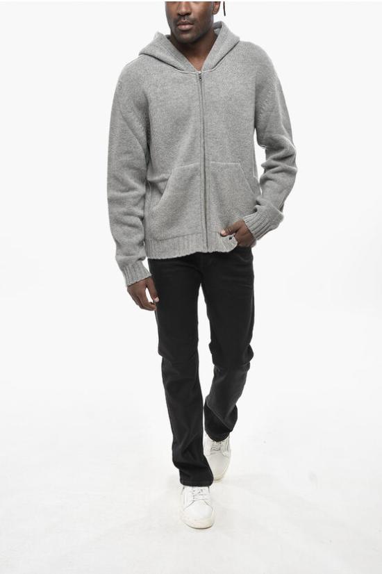  팜앤젤스 스웨터 PMHU009C99KNI0010801 Gray - PALM ANGELS