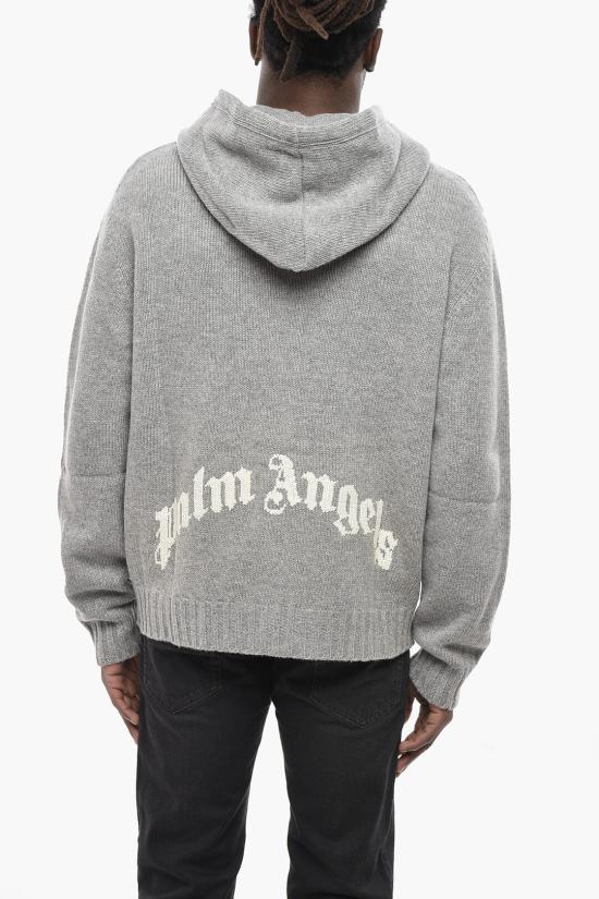  팜앤젤스 스웨터 PMHU009C99KNI0010801 Gray - PALM ANGELS