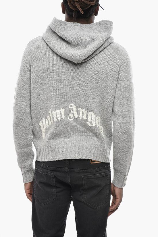  팜앤젤스 스웨터 PMHA045C99KNI0010801 Gray - PALM ANGELS