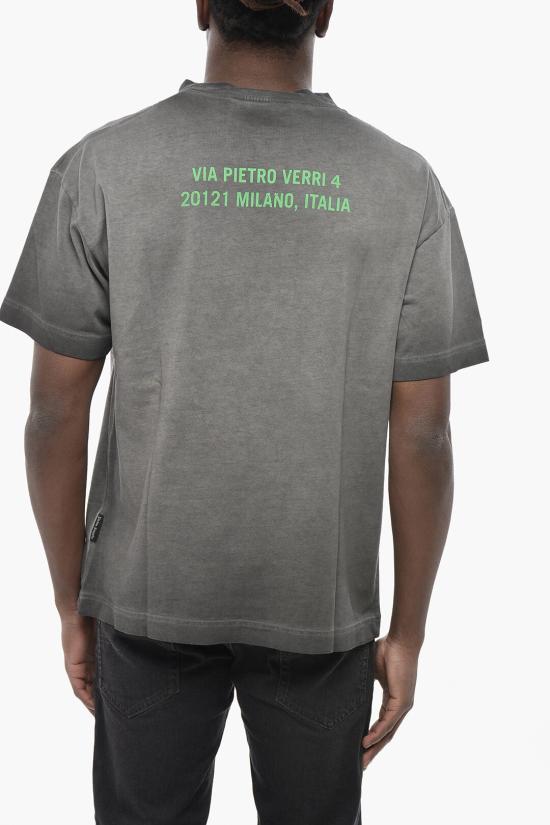  팜앤젤스 반팔 티셔츠 PMAA001T24JER01C1055 Gray - PALM ANGELS