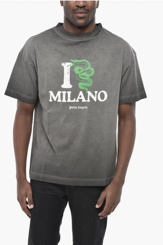  팜앤젤스 반팔 티셔츠 PMAA001T24JER01C1055 Gray