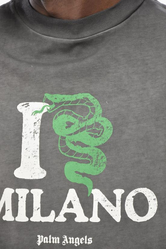 팜앤젤스 반팔 티셔츠 PMAA001T24JER01C1055 Gray - PALM ANGELS