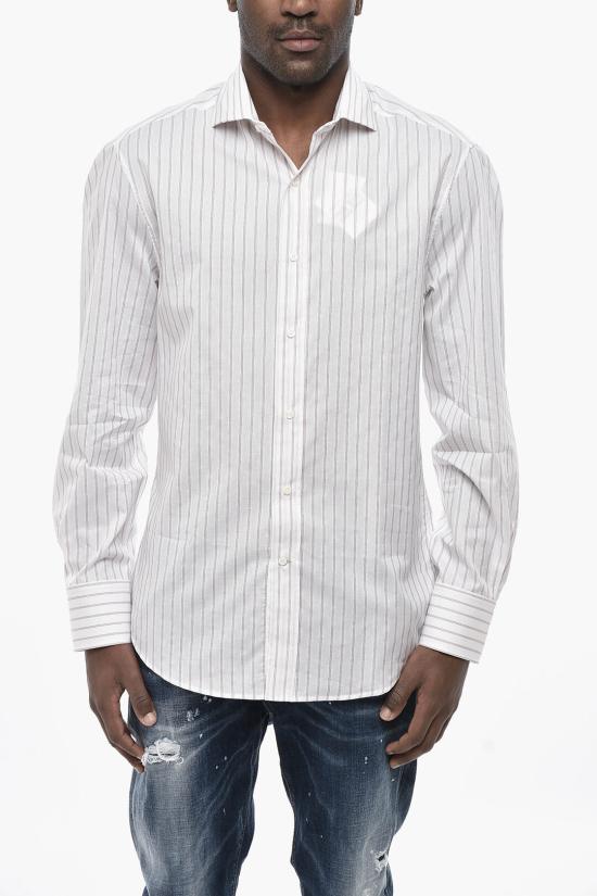  브루넬로 쿠치넬리 긴팔 셔츠 MM6361718 TM636 C035 White