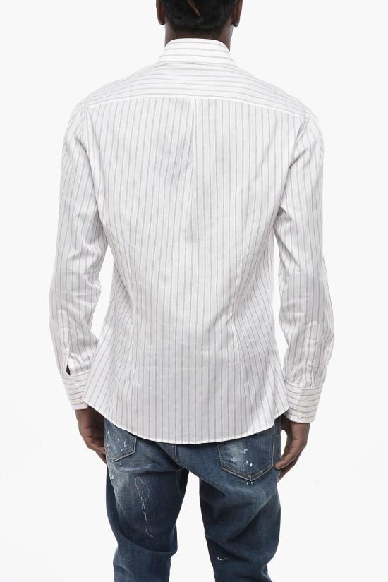  브루넬로 쿠치넬리 긴팔 셔츠 MM6361718 TM636 C035 White - BRUNELLO CUCINELLI