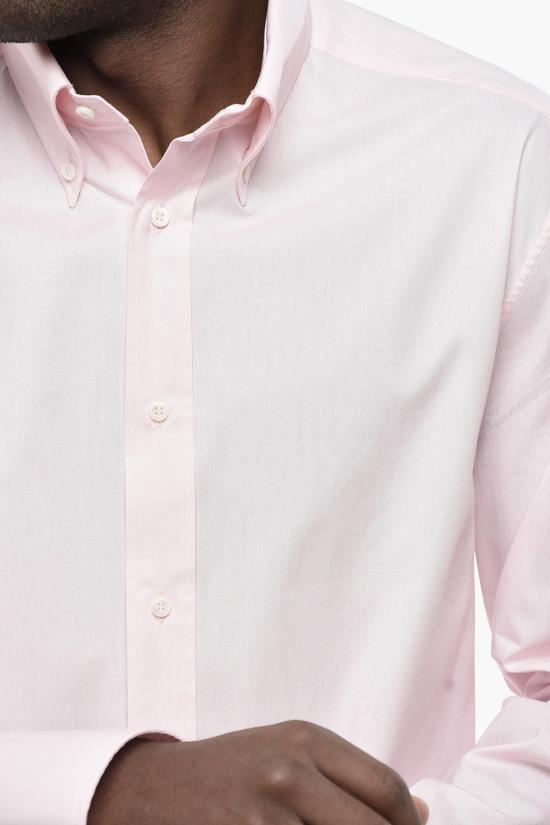  브루넬로 쿠치넬리 긴팔 셔츠 MM6341716 TM634 C225 Pink - BRUNELLO CUCINELLI