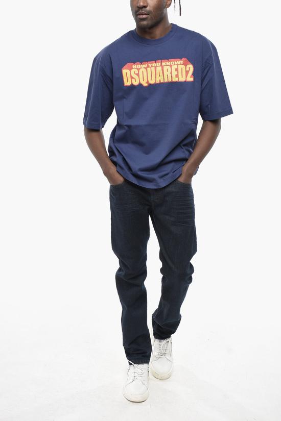  디스퀘어드2 반팔 티셔츠 S71GD1553 S23009 458 Violet - DSQUARED2