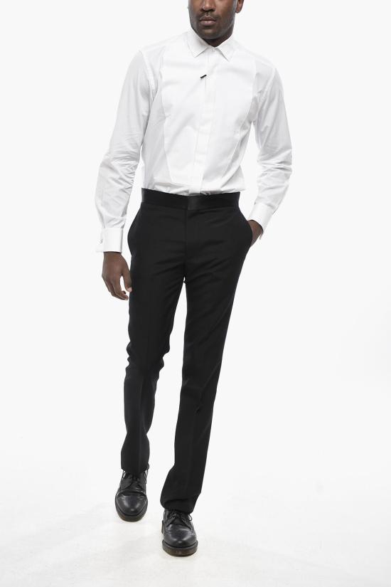  지방시 스트레이트 팬츠 BM51DE14DL 001 Black - GIVENCHY