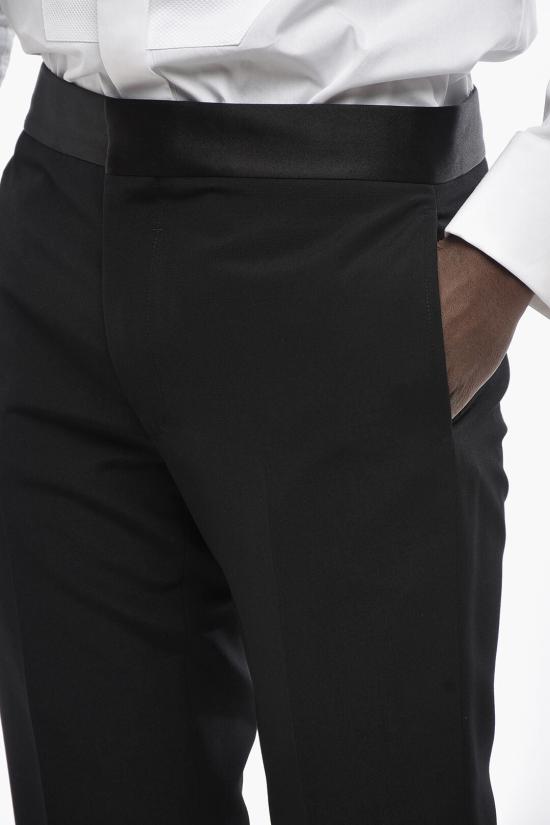  지방시 스트레이트 팬츠 BM51DE14DL 001 Black - GIVENCHY
