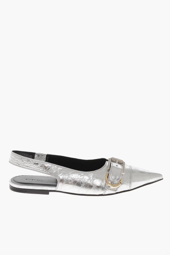  지방시 플랫 슈즈 BE500SE291 040 Silver - GIVENCHY