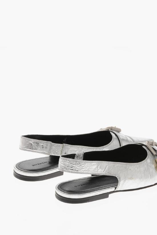  지방시 플랫 슈즈 BE500SE291 040 Silver - GIVENCHY