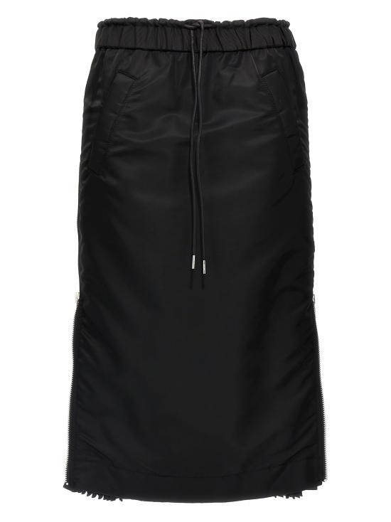 26SS 사카이 미디 스커트 SCW304001 Black