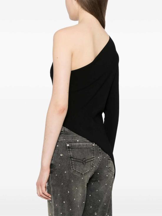  알렉산더 왕 긴팔 티셔츠 비대칭  블랙 - ALEXANDER WANG