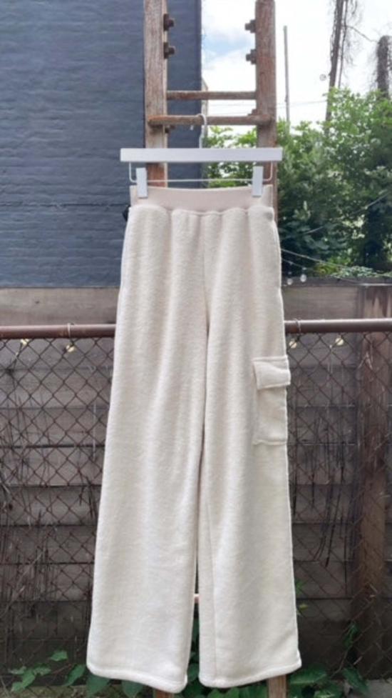  스킨 스트레이트 팬츠 베다 카고 팬츠 본 - SKIN