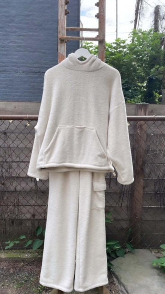  스킨 스트레이트 팬츠 베다 카고 팬츠 본 - SKIN