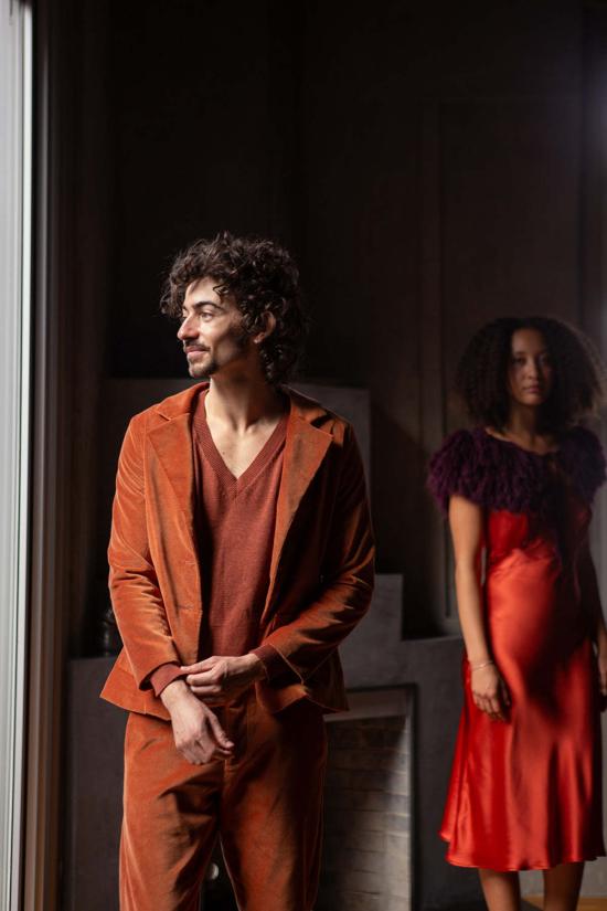  에리카 타노브 수트 자켓 에리카 타노프 버디 코튼 벨벳 블레이저 시나몬 - ERICA TANOV