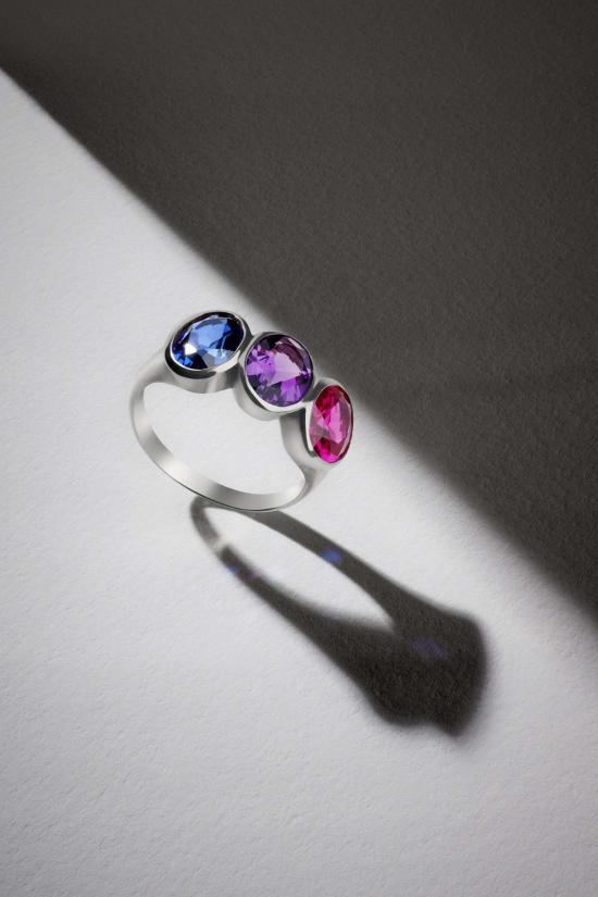  브루나 테노리오 주얼리 반지 트리오 링