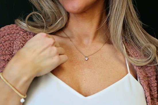  보우드 레인 목걸이/팬던트 멜라니아 목걸이 골드 - BOWOOD LANE