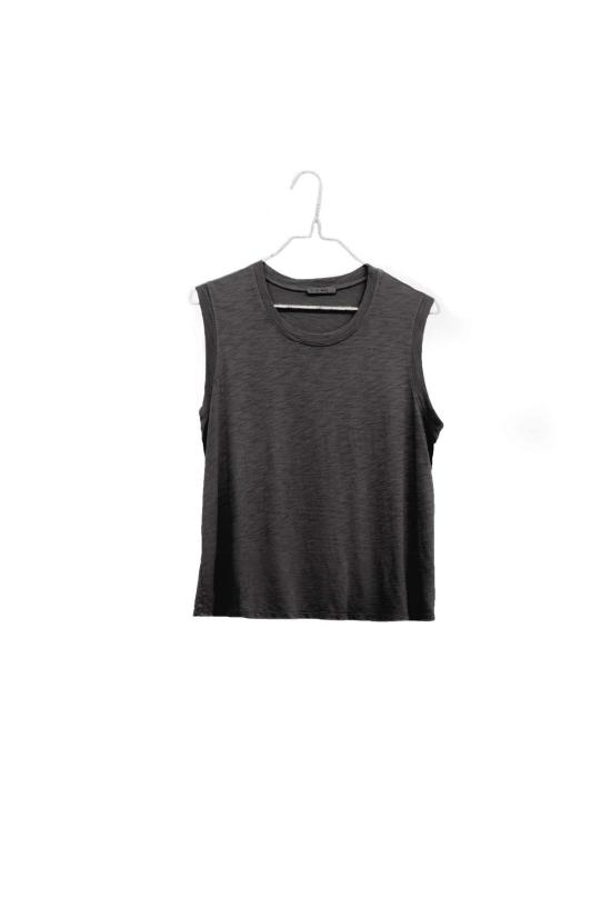  잇이즈웰 LA 민소매 티셔츠 잇 이즈 웰 L.A. 크롭 머슬 티셔츠 - IT IS WELL L.A.