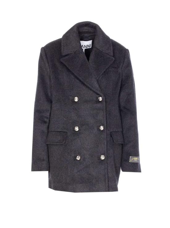  가니 자켓 더블 페이스 재킷 그레이