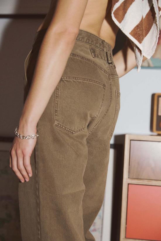  사야카 다비스 뉴욕 데님 팬츠 사야카 데이비스 뉴욕 스트레이트 레그 데님 진 - SAYAKA DAVIS NEW YORK