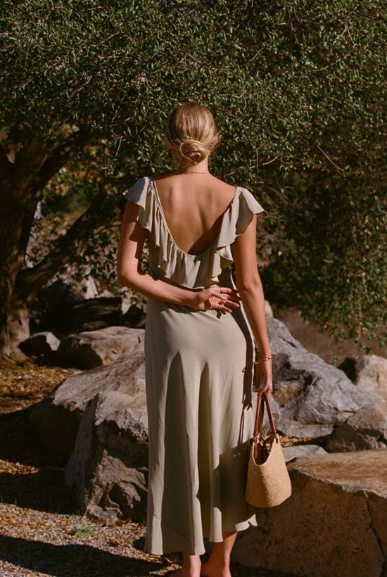  Merritt Charles 롱 원피스 메릿 찰스 플로렌스 드레스 - MERRITT CHARLES