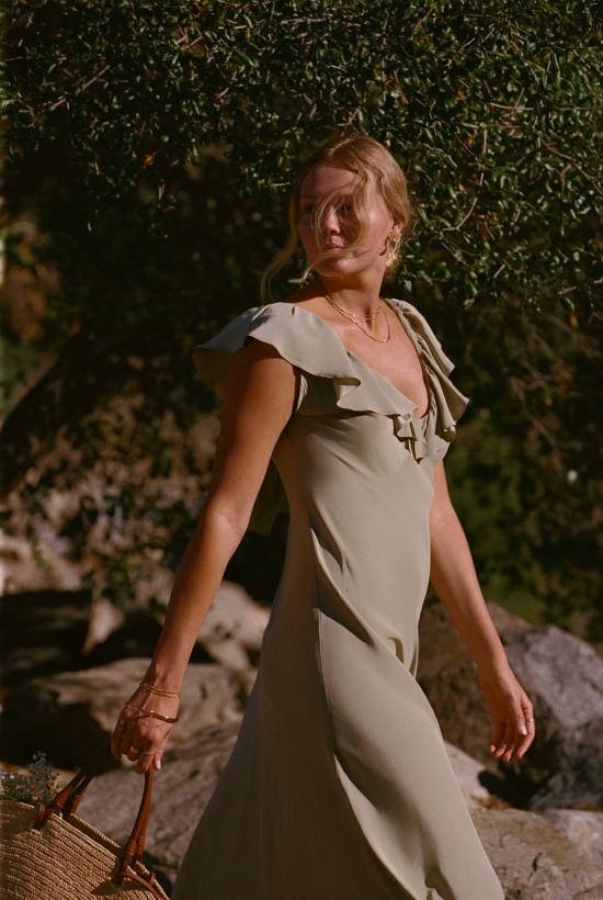  Merritt Charles 롱 원피스 메릿 찰스 플로렌스 드레스 - MERRITT CHARLES