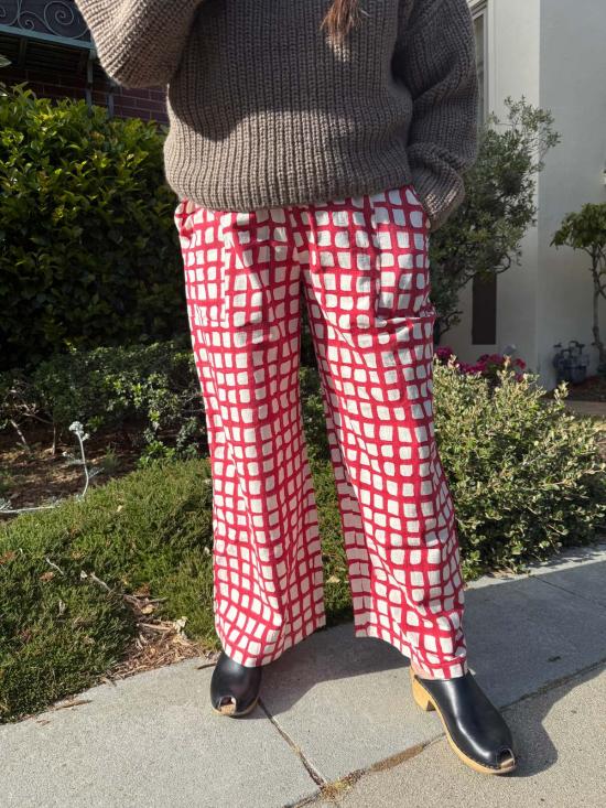  Happy French Gang 팔라초 팬츠 해피 프렌치 갱 오마르 마더 그리드  마더