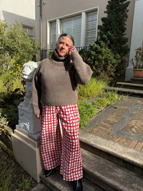  Happy French Gang 팔라초 팬츠 해피 프렌치 갱 오마르 마더 그리드  마더 - HAPPY FRENCH GANG