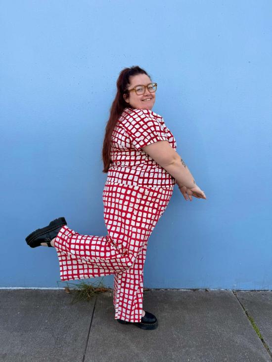  Happy French Gang 팔라초 팬츠 해피 프렌치 갱 오마르 마더 그리드  마더 - HAPPY FRENCH GANG