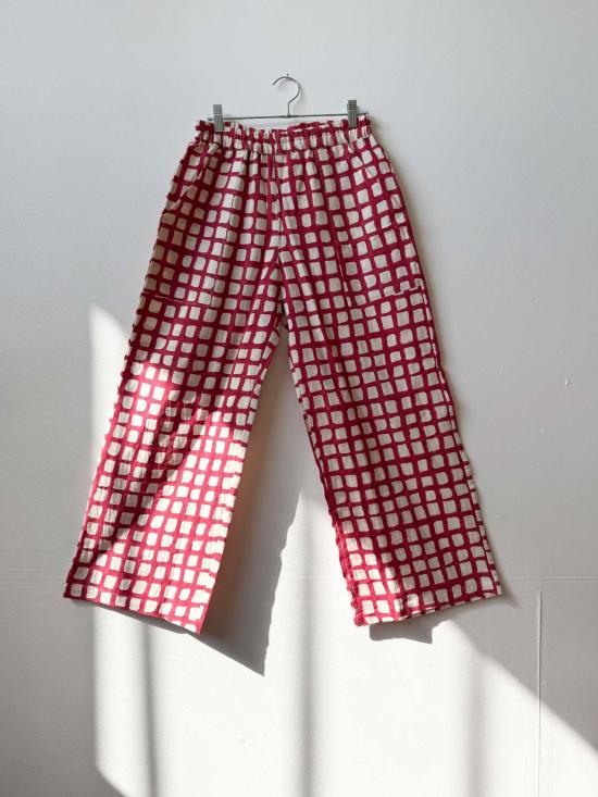  Happy French Gang 팔라초 팬츠 해피 프렌치 갱 오마르 마더 그리드  마더 - HAPPY FRENCH GANG