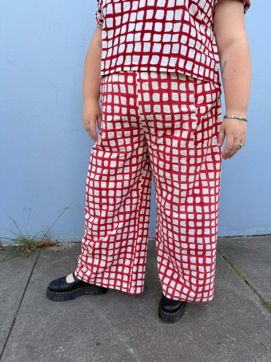  Happy French Gang 팔라초 팬츠 해피 프렌치 갱 오마르 마더 그리드  마더 - HAPPY FRENCH GANG