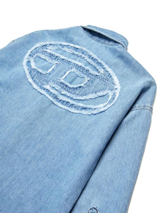  [키즈] 디젤 데님 셔츠 어린이용  셔츠 멀티컬러 - DIESEL