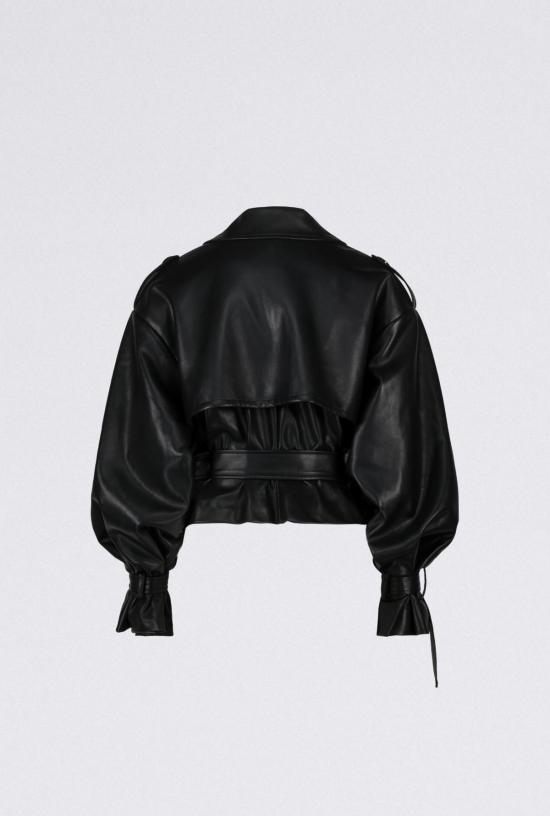  샘디 자켓 숏 푸 재킷 - SAEMDI