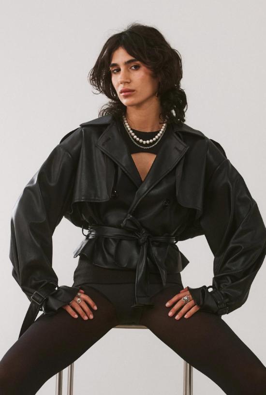  샘디 자켓 숏 푸 재킷 - SAEMDI