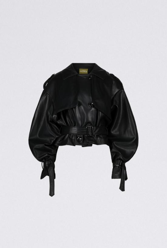  샘디 자켓 숏 푸 재킷