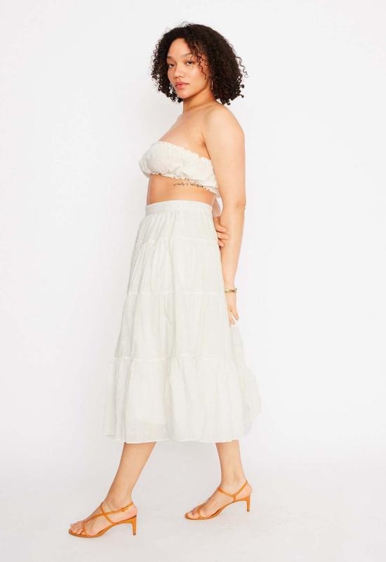  루 샤르망 민소매 티셔츠 Loup Charmant Bloom Bandeau 데이지 자수 - LOUP CHARMANT