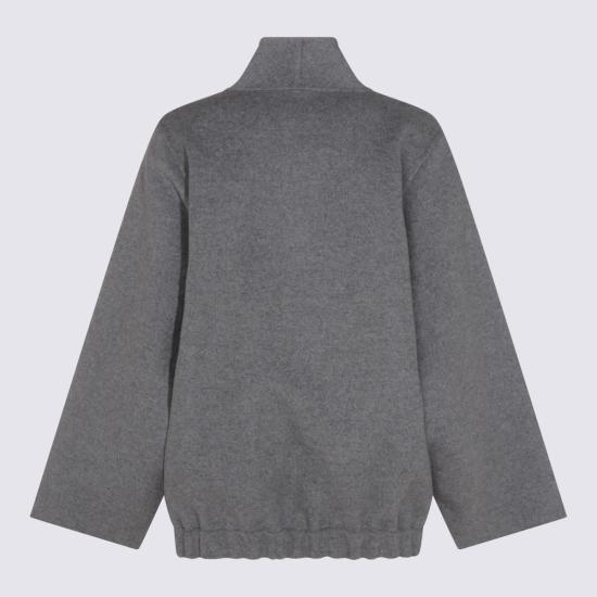  케이트 코트 카이트 울  그레이 멜란지 - KHAITE