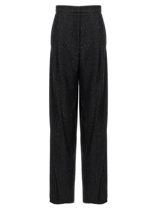  막스마라 스트레이트 팬츠 막스 마라 나빌리 팬츠 블랙