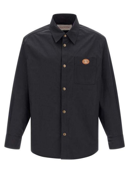  발렌티노 가라바니 자켓 Valentino Garavani V 디테일 재킷 블루