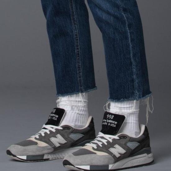  에이골디 데님 팬츠 아골드 컷 오프 테이퍼드 히어로 진 데솔레이트 - AGOLDE