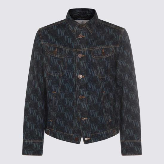  비비안웨스트우드 데님 자켓 비비안 웨스트우드 블루 데님 코튼 재킷