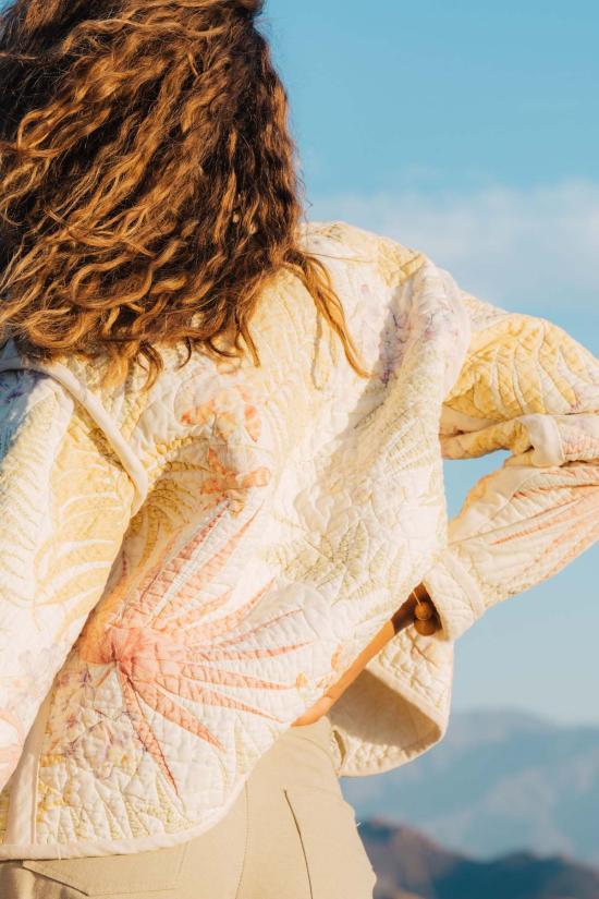  제스 미니 자켓 라이트 라구나 주니퍼 크롭 코트 라이트 라구나 - JESS MEANY