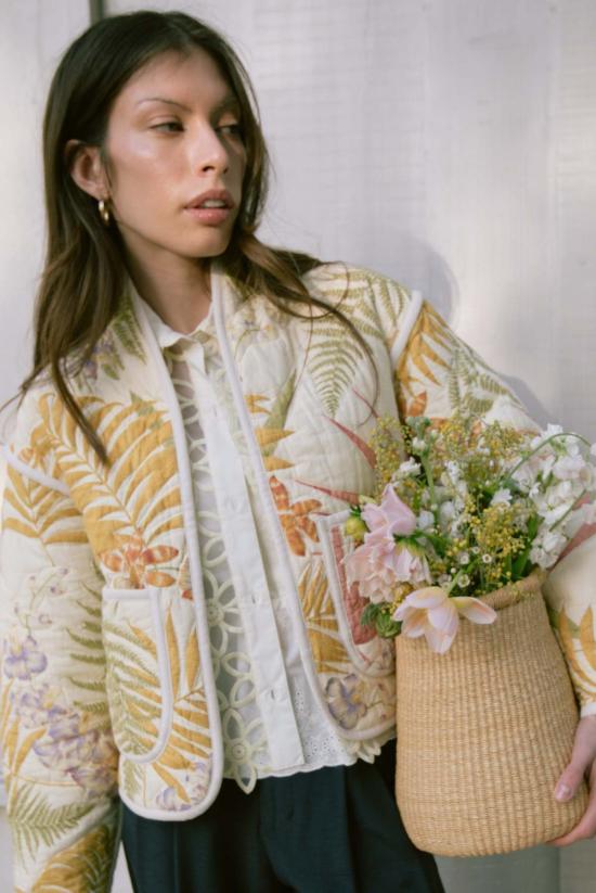  제스 미니 자켓 라이트 라구나 주니퍼 크롭 코트 라이트 라구나